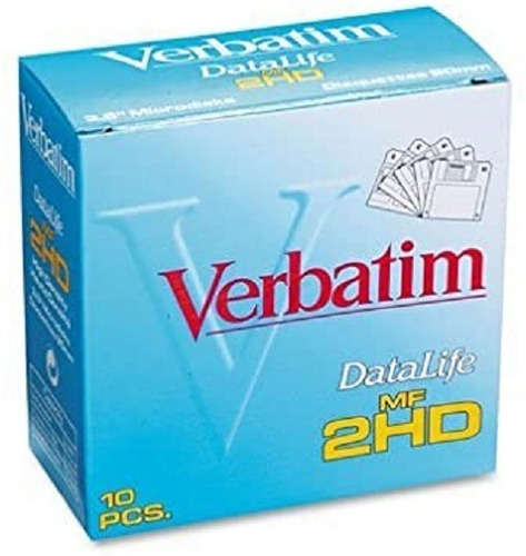 Diskette Verbatim Datalife Mf2hd 10 Unidades