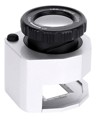 Microscopio De Lupa De Contador De Hilos Plata