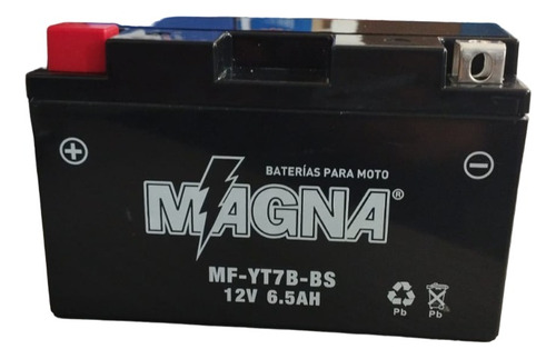 Batería Moto Magna Seca Mf-yt7b-bs Bws 2 T 