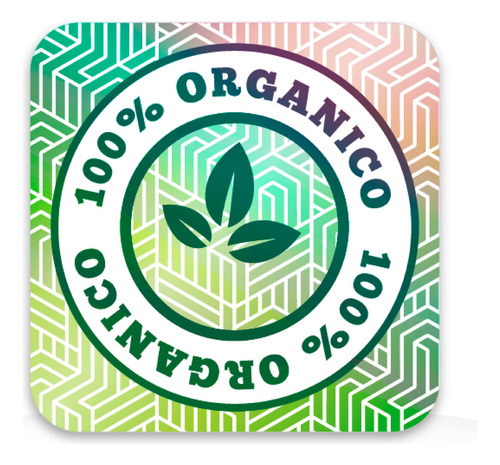 Holograma 100% Organico / Sello / 330 Pzs 15mm Color Holografico