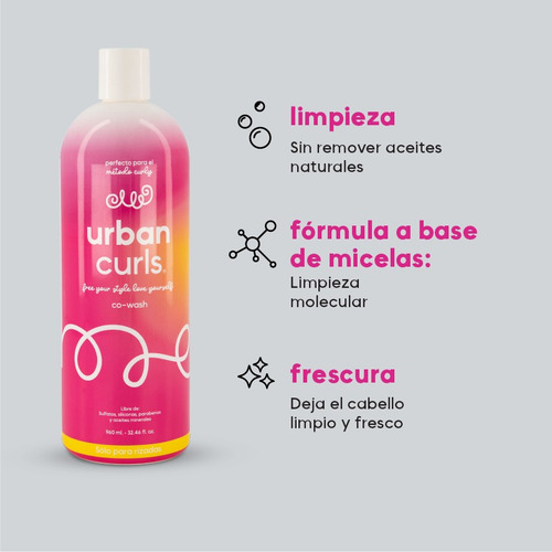 Pack Shampoo Y Co-wash Urban Curls + Regalo Sorpresa
