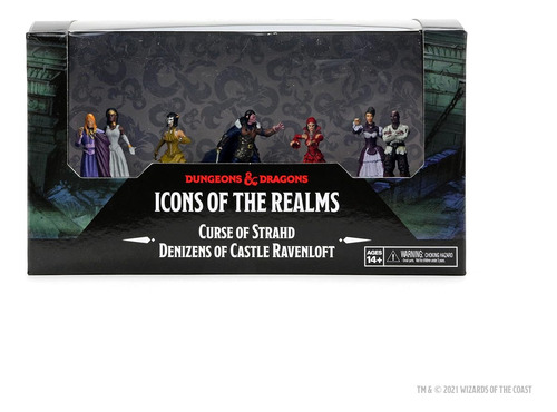 Conjunto De Miniaturas Wizkids D&d Icons Of The Realms Curse