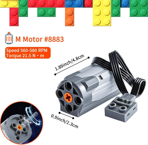 Kit De Motor 5 En 1 Compatible Con Lego Technicm Motor, B...