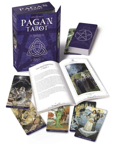 Kit Tarot Pagano Gina Pace Cartas + Libro Lo Scarabeo