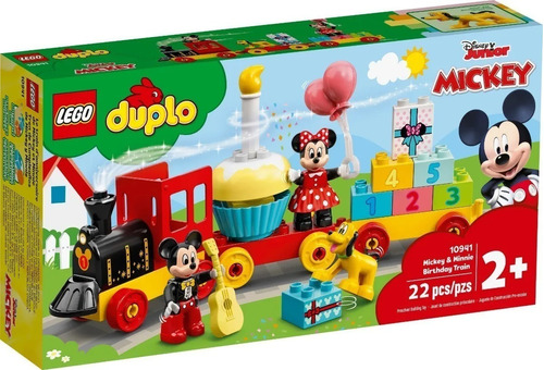 Lego Duplo O Trem De Aniversário Do Mickey E Da Minnie 10941