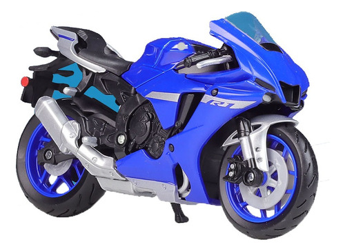 Modelo De Moto 1:18 Para Yamaha 2021 Yzf-r1 Azul