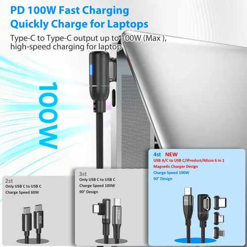 Endlesshine 90 Pro Magnetic Charging Cable Fast Charging,ma.