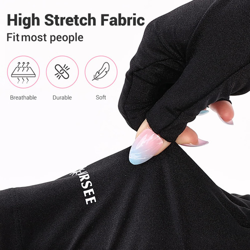 Guantes De Protección Uv Airsee Para Manicura Con Lámpara De