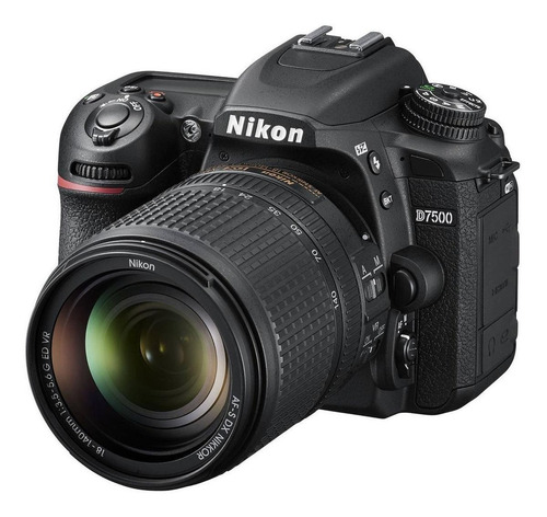 Imagen 1 de 6 de Nikon D7500 18-140mm ED VR + 40mm Kit DSLR color negro