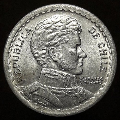 Moneda Chile 1 Peso 1954 