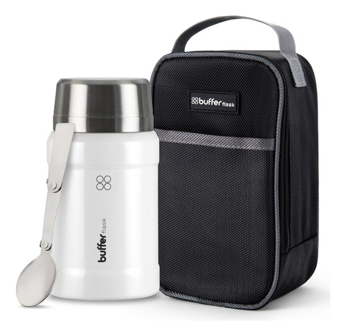 Termo Comida Y Liquido Buffer Multiproposito 800ml + Bolso