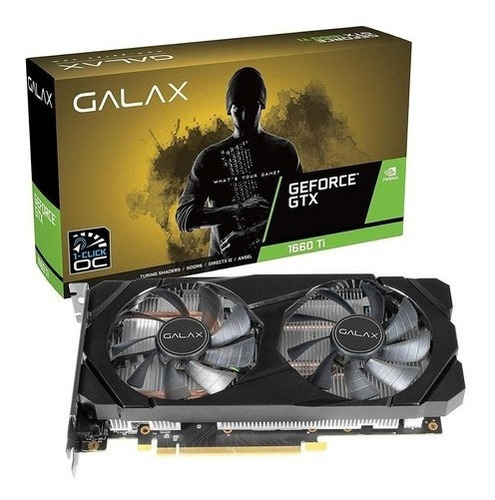 Placa De Video Galax Nvidia 1660 Ti 6gb Gtx