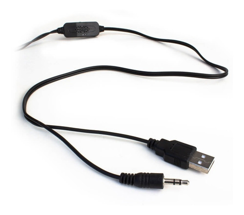 Imagen 5 de 5 de Bocinas Para Computadora Vorago Spk-107 3w Usb 3.5mm Negro