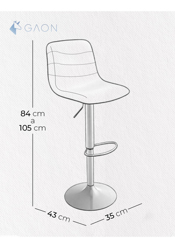 Banco Para Bar Y Barra De Cocina Giratoria Con Reposapies