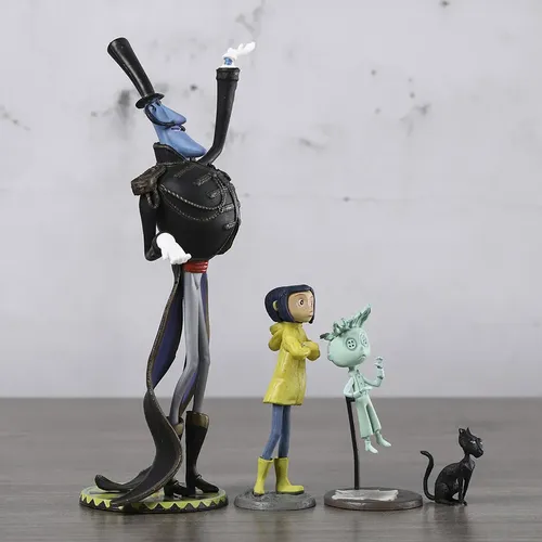 Coraline Set Mr Bobinsky Ghost Boy Cat Neca Figure Toys | MercadoLivre