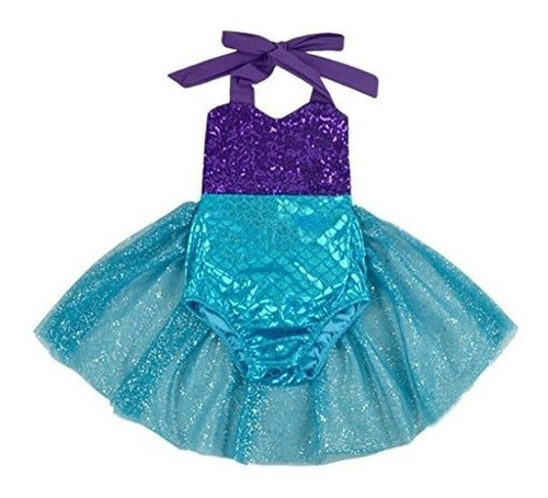 Carkoo Traje De Baño Con Tutu Para Niña