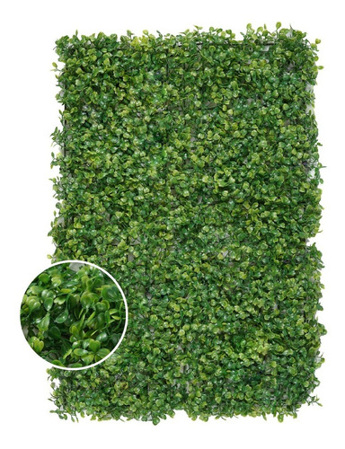 Jardin Vertical Artificial Verde Panel Muro 40x60 - Pack 20