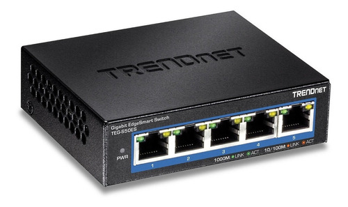 Trendnet Teg-s50es, Switch 5 Puertos Gigabit, Edgesmart