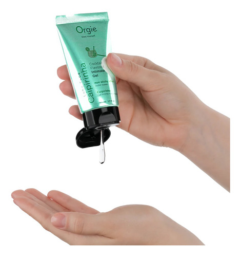 Lubricante Intimo Base Agua Orgie Lube Tube Sabor Caipirinha