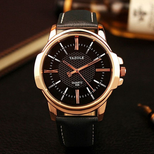 Reloj Negro Minimalista Para Hombre