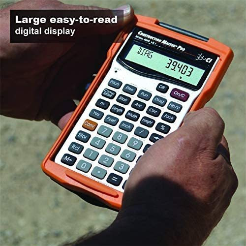 Calculadora Master Pro 4065 Para Construccion Naranja