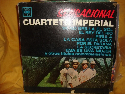 Vinilo Cuarteto Imperial Sensacional L C1