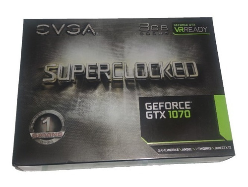 Tarjeta Gráfica Gtx 1070 Evga Usada