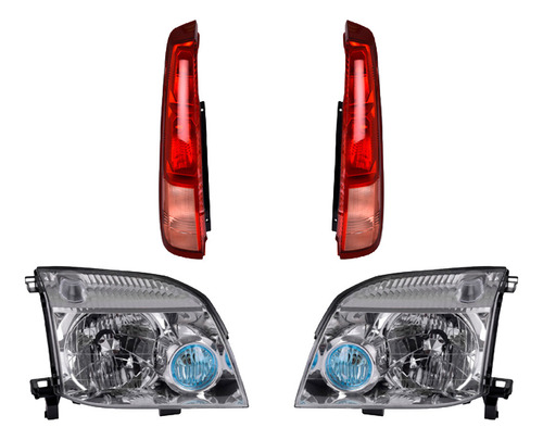 Faros + Calaveras Depo X-trail Del 2002 Al 2007