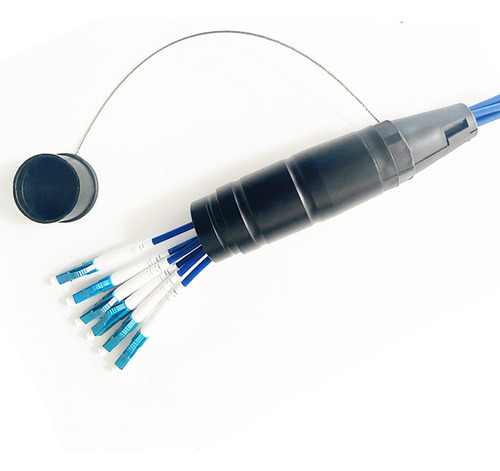 10 Conector Impermeable Al Aire Libre Cable De Fribra