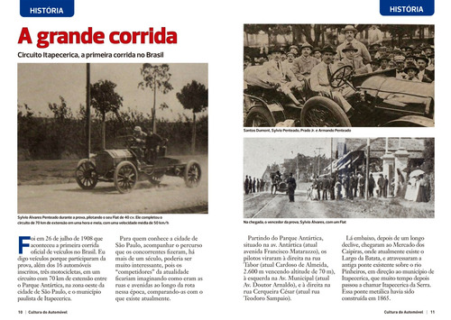 Cultura do Automóvel Volume 3 - Grandes Provas, de Marazzi, Gabriel. Editorial Editora Europa Ltda., capa mole em português, 2022