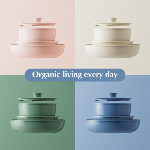 Juego De Utensilios De Cocina Redchef Ceramic Antiadherente