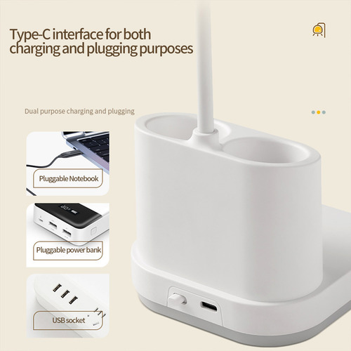 Lámpara De Mesa New Led Desk Plegable Plug- Reading