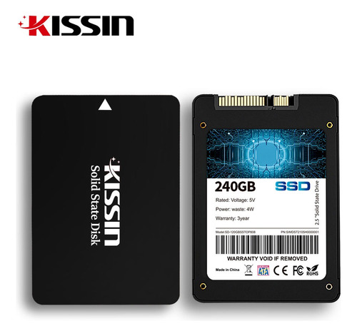 Disco Duro Solido 2.5 Ssd 240gb Pc Laptop Kissin 3.0