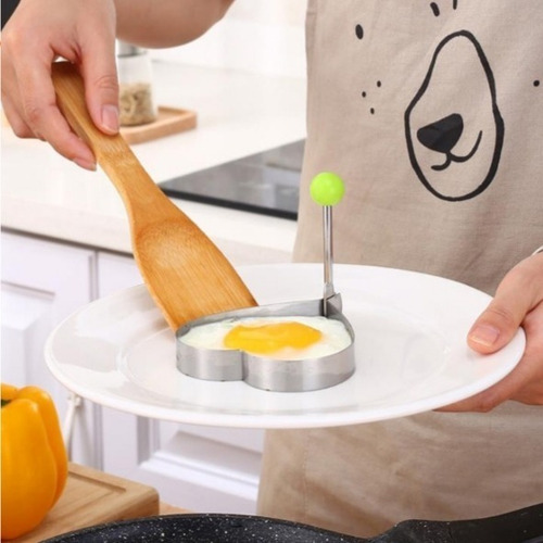 Imagen 5 de 9 de Molde De Acero X 4un Varias Formas Para Huevo Frito-pancake