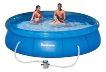 Comprar Pileta inflable redonda Bestway Fast Set 57112 de 3.66m x 76cm 5377L azul