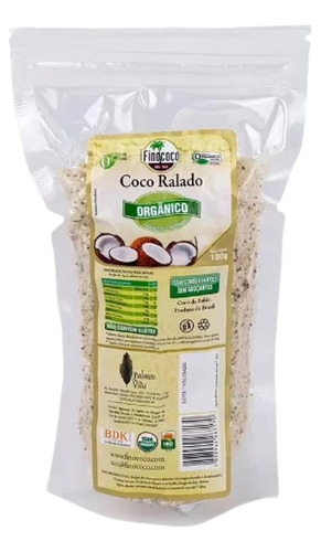 Kit 3x: Coco Ralado Orgânico Finococo 100g
