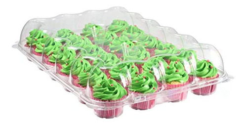 Caja Y Contenedor Katgely Para Cupcakes Y Minicupcakes