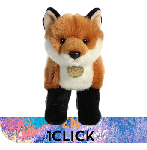 Peluche Aurora Miyoni Zorro Rojo Principito Zorrito Naranja