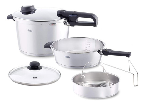 Fissler Vitavit Premium - Juego De 6 Ollas A Presión Sartén