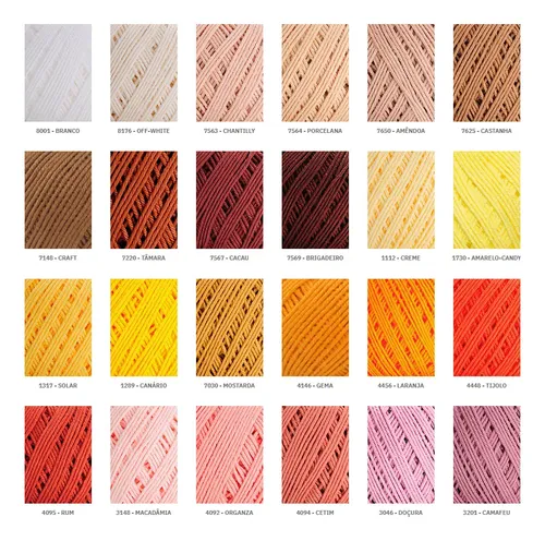 Fio Amigurumi Linha Novelo 254m 7563 Chantilly | MercadoLivre