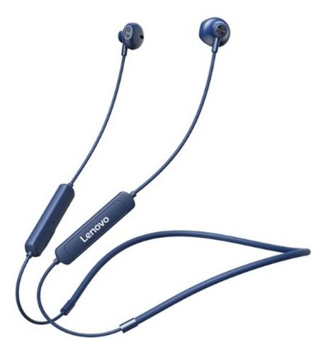 Fone de ouvido neckband sem fio Lenovo SH1 SH1 azul