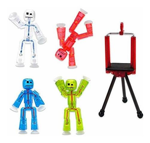 Zing Stikbots, Conjunto De 4 Figuras De Acción De Znwdo