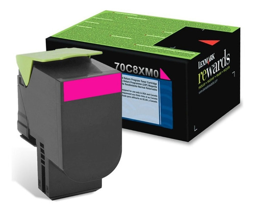 Toner Lexmark 70c8xm0 Magenta - 4000 Pág - Cs510de