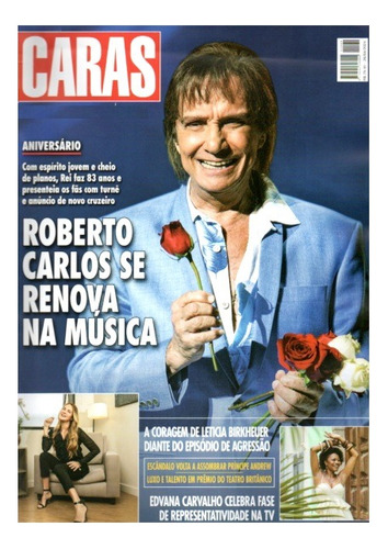Revista Caras Edição 1589 Roberto Carlos - 26/04/2024
