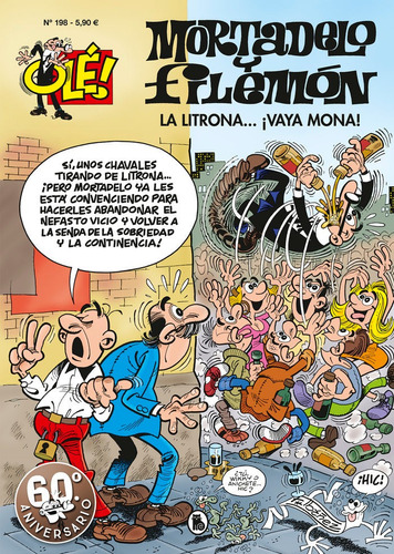 Libro La Litrona... Â¡vaya Mona! (olã©! Mortadelo 198)