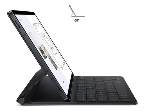 Imagem 4 de 10 de Capa Teclado Slim Samsung Galaxy Tab S8 Preta Original