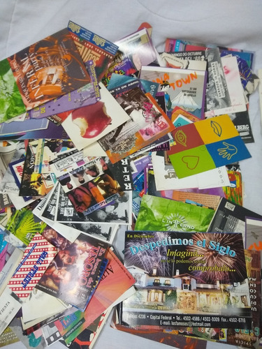 Tarjetas Invitaciones --(boliches Discotecas)antigua C/u