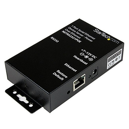 Startech.com Netrs2321poe 1 Puerto Rs232 Serial Del Disposit