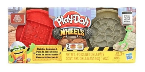 Play Doh Wheels Plastilinas Construcción Ladrillos Y Piedras