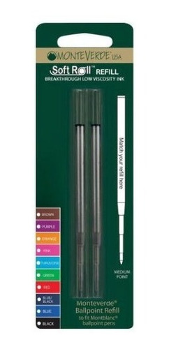 Recarga Tinta Montblanc Negro (m142bk) [2un.] (wo1m)